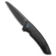Legion Steel The Asgeir Folding Knife, 3.50in, CPM 20CV, Sheepsfoot Blade, Titanium, Black Handle, Black/Black Gray, 7.87 inch, BHQ-209769