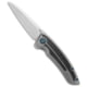 Legion Steel The Asgeir Folding Knife, 3.50in, CPM 20CV, Sheepsfoot Blade, Titanium, Gray Handle, Gray/Gray, 7.87 inch, BHQ-209770