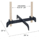 Legion Targets Legion Cross Target Stand, Black, LG-CROSS