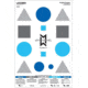 Legion Targets Max Michel Drill Paper Target 100 Pack, 23x35in, 50# White Paper, MAXM-1-100