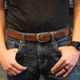 Lejon Carry The Line Leather Belt - Mens, Black, 36, VA-31731-36
