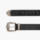 Lejon Dakota Leather Belt - Womens, Black, Extra Large, VB-63881-XL