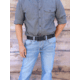 Lejon Ranchero Leather Belt - Mens, Black, 36, VA-80071-36