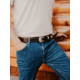 Lejon Ranger Leather Belt - Mens, Ranger Black, 32, VB-64201-32