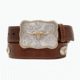 Lejon Texas Leather Belt - Mens, Brown, 40, VB-8102-40
