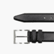 Lejon The Beveled Edge Leather Belt - Mens, Black, 44, L-14331-44