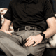 Lejon The Beveled Edge Leather Belt - Mens, Black, 44, L-14331-44
