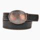 Lejon Tuscon Copper Leather Belt - Womens, Black, Medium, VB-66121-M