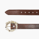 Lejon Vaquera Leather Belt - Womens, Brown, Extra Large, VB-65772-XL