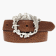 Lejon Vaquera Leather Belt - Womens, Brown, Extra Large, VB-65772-XL