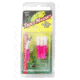Leland Trout Magnet 9pc. Pack, 7 Bodies and 2-1/64 oz Size 8 Jigheads, White/Pink, 87675