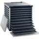 LEM Products Mighty Bite 10 Tray Double Door Countertop Plastic Dehydrator, Black, 1153
