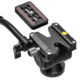 Leofoto BV-5B Mini Fluid Head for Optics w/ Shorter Handle, Arca Compatible, Black, BV-5B