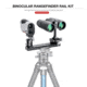 Leofoto FDM-02 Binocular Rangefinder Rail Kit, 20 cm, Black, FDM-02
