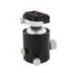 Leofoto HB-70LR 70mm Pro Heavy-Duty Ball Head w/Quick Release Plate, Black, HB-70LR