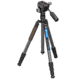 Leofoto LX-224CT/SW-02 Reversible Travel Tripod for Binoculars w/ 2-Way Pan Head Kit, Black, LX-224CT+SW-02