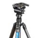 Leofoto LX-254CT/BV-5B Reversible Travel Tripod w/ Bino Fluid Head Kit, Black, LX-254CT+BV-5B