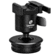 Leofoto MAB-75X Outdoors Ball Head w/ 75mm Systematic Adapter, Black, MAB-75X
