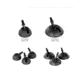 Leofoto SC-80 Universal Rubber Tripod Feet 3/8 Grippy - Set of 3, Black, SC-80