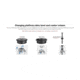 Leofoto SO-362CX Short Inverted Outdoors Series Carbon Fiber Tripod w/ 75mm Bowl/Platform, Black, SO-362CMX
