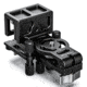 Leofoto WN-02 Multi-Purpose Window Mount for Binoculars/Lens and Camera, Black, WN-02