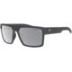 Leupold Becnara Sunglasses, Matte Black/Gloss Black Frame, Square Shadow Gray Flash Lens, Polarized, Regular-Wide, 179102
