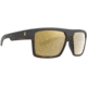 Leupold Becnara Sunglasses, Matte Black/Tortoise Frame, Square Bronze Mirror Lens, Polarized, Regular-Wide, 179101