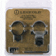 Leupold Dual Dovetail DD Rings, Universal, 1 in, Extra High, Matte, Black, 54159