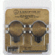 Leupold Dual Dovetail DD Rings, Universal, 30 mm, Super High, Gloss, Black, 52233