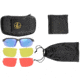 LEU 186754 TRACER MATTE BLACK BLUE MIRROR