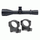 Leupold Mark 4 4.5-14x50 LR/T M1 30mm Tube Rifle Scope, Matte Black, TMR Reticle w/Mark 4 Rifle Scope Rings, 30mm Diameter, High, Matte Black, Aluminum 60005-KIT1