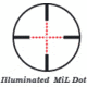 Illuminated Mil Dot Reticle