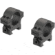 Leupold Open Range Cross-Slot Rings, 1in Low, Matte Black, 180943