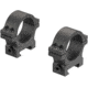 Leupold Open Range Cross-Slot Rings, 30mm Low, Matte Black, 180946
