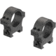 Leupold Open Range Cross-Slot Rings, 30mm Medium, Matte Black, 180947