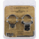 Leupold Quick Release Rifle Scope Rings, 1in, Medium, Matte Black 49976