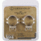 Leupold Quick Release Rifle Scope Rings, 1in, Medium, Silver 49975