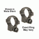 Leupold Rifle Scope Mount Rings, 1in, Ruger M77, High Extension, Matte Black 52301