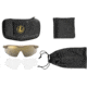 Leupold Sentinel Shooting Glasses, Matte Tan Frame, Bronze Mirror Lens, 182671