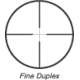 Fine Duplex Reticle