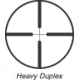 Leupold Rifle Scope Heavy Duplex Reticle