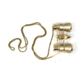 Levenhuk Broadway 325F Opera Glasses, Gold, Medium 28818