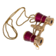 Levenhuk Broadway 325F Opera Glasses, Red
