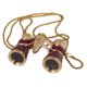 Levenhuk Broadway 325F Opera Glasses, Red