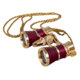 Levenhuk Broadway 325F Opera Glasses, Red