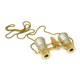Levenhuk Broadway 325F Opera Glasses, Silver, with LED Light and Chain