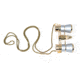 Levenhuk Broadway 325F Opera Glasses, Silver, with LED Light and Chain