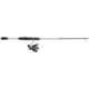 Lews American Hero Camo 200 Spinning Combo, 6 ft, Medium, Fast, 6.2:1, Ambidextrous, 2 Pieces, AHC2060M-2