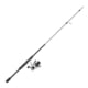Lew's Accel Spinning Rod and Reel Combo, 6ft, Light, Fast, Gray/Red, 100, AC1060L