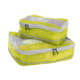 Lewis N Clark ElectroLight Packing Cube Set,Pack of 2,Medium and Large,Neon Lemon 1125NEO